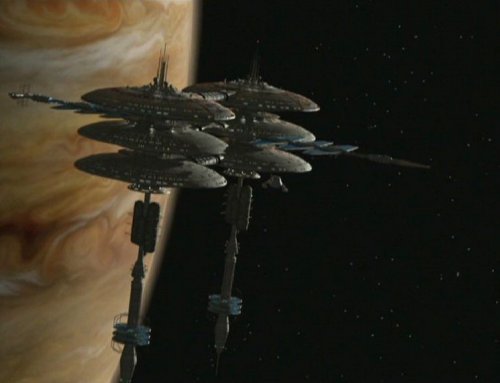 Station as it appears in 2371 (Voyager's time)
