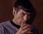 Spock, deep in the Plak-tow